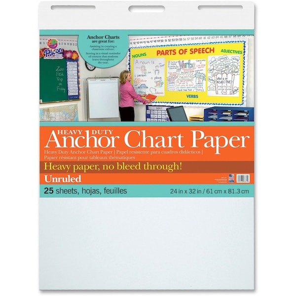 Paper, Chart, Unruled, 24X32, PK4